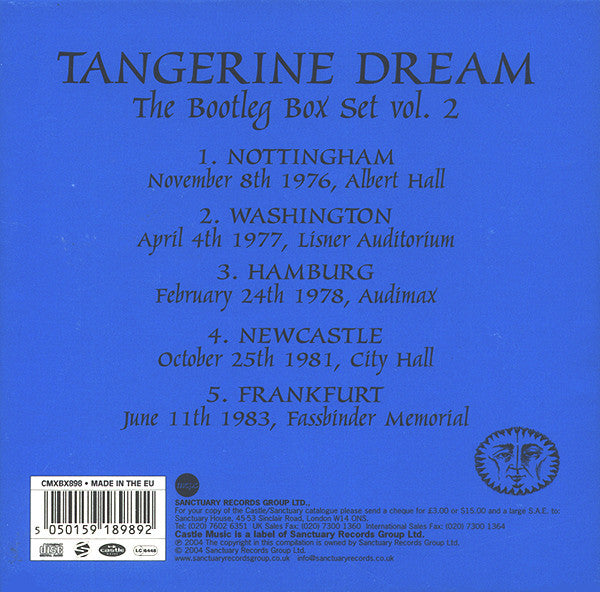 Tangerine Dream : The Bootleg Box Set Vol. 2 (7xCD + Box, Comp)