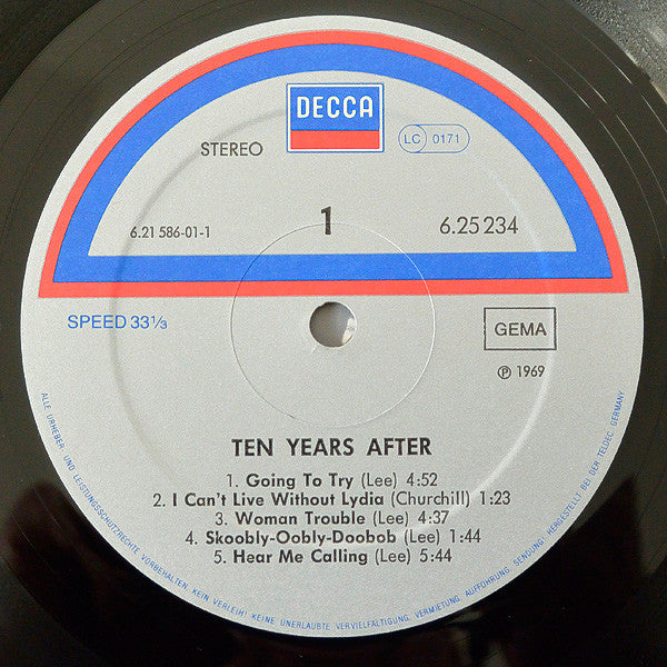 Ten Years After : Ten Years After (LP, Comp)