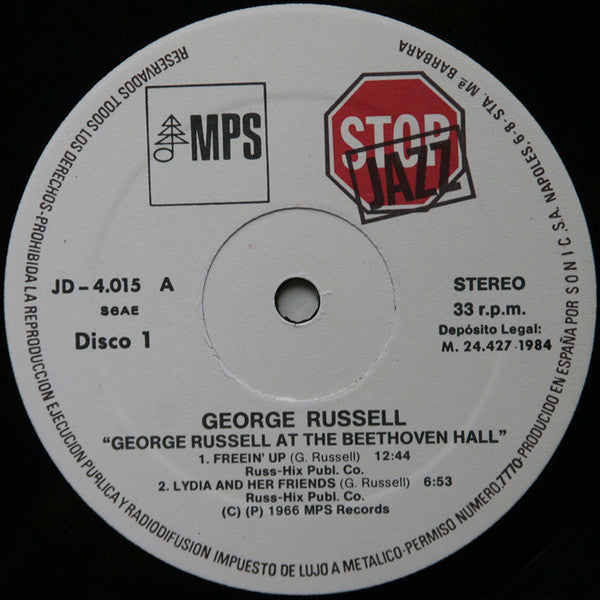 George Russell Sextet* Guest Don Cherry : At Beethoven Hall (2xLP, Comp, RE)