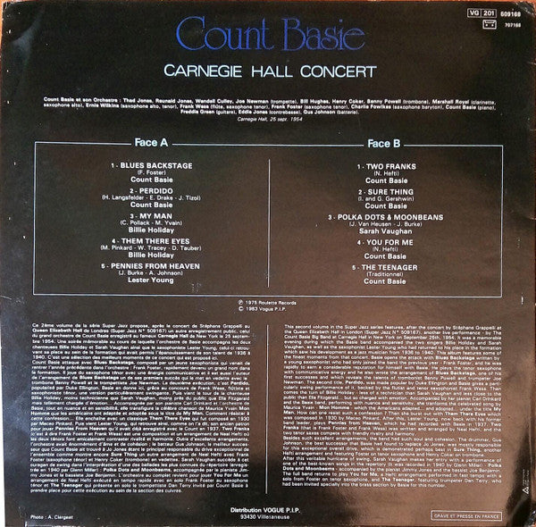 Various : Carnegie Hall Concert (LP, Album)