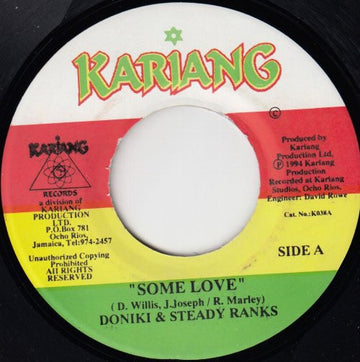 Doniki & Steady Ranks : Some Love (7", Single)