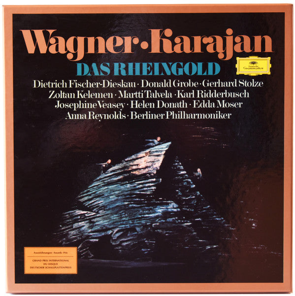 Richard Wagner, Herbert Von Karajan, Berliner Philharmoniker : Das Rheingold (3xLP, RE + Box)