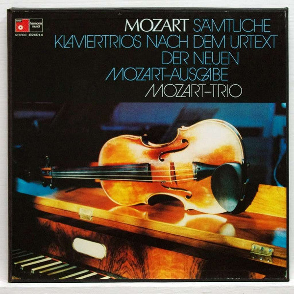 Mozart* - Mozart-Trio* : Sämtliche Klaviertrios Nach Dem Urtext Der Neuen Mozart-Ausgabe (4xLP + Box)