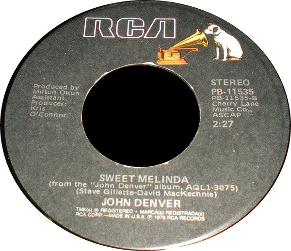 John Denver : What's On Your Mind (7")