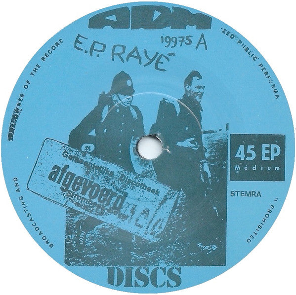 Various : E.P. Rayé (7", EP, Comp)