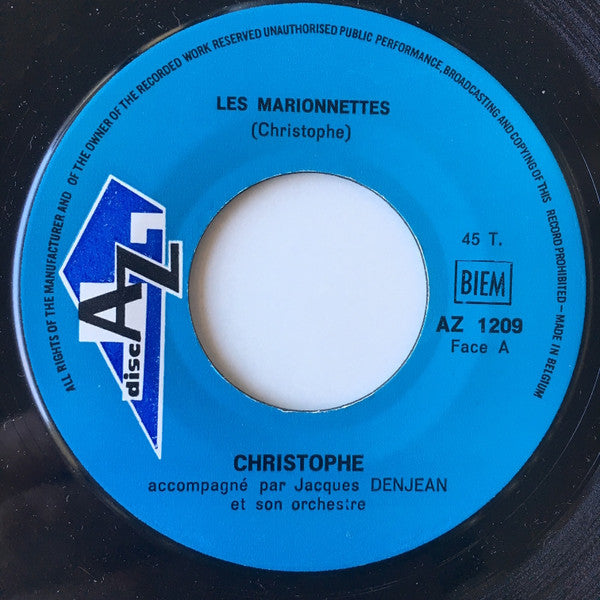 Christophe : Les Marionnettes / Je Suis Parti (7", Single)