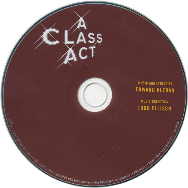 Ed Kleban : A Class Act (Original Cast Recording) (CD, Album)