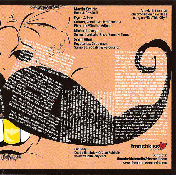 Thunderbirds Are Now! : Justamustache (CD, Album)