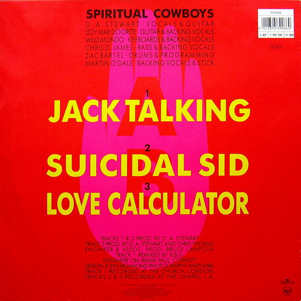 Dave Stewart And The Spiritual Cowboys : Jack Talking (12")