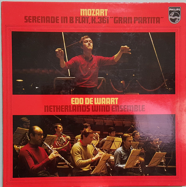 Wolfgang Amadeus Mozart, Edo de Waart, Nederlands Blazers Ensemble : Serenade B-dur, KV 361 "Gran Partita" (LP, Album)