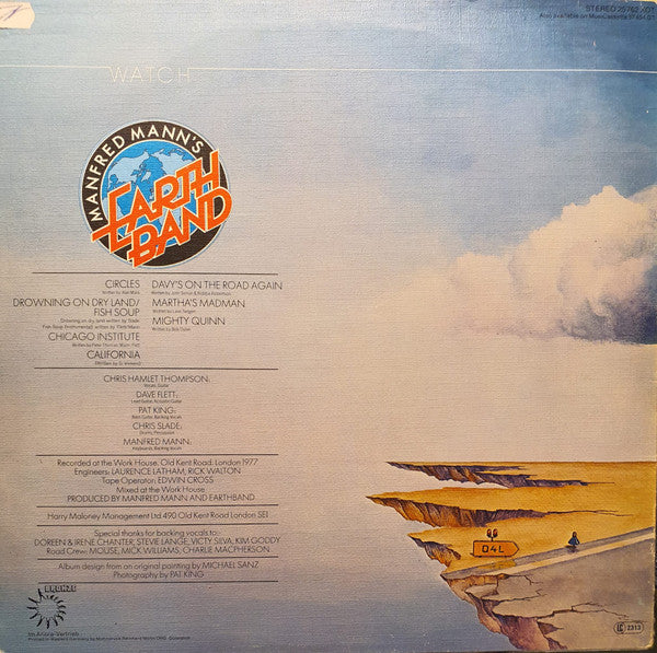 Manfred Mann's Earth Band : Watch (LP, Album, Club, RE)
