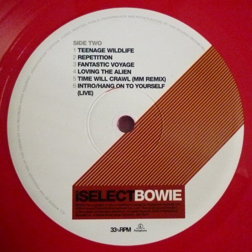 David Bowie : iSelect (LP, Comp, Ltd, RE, Red)