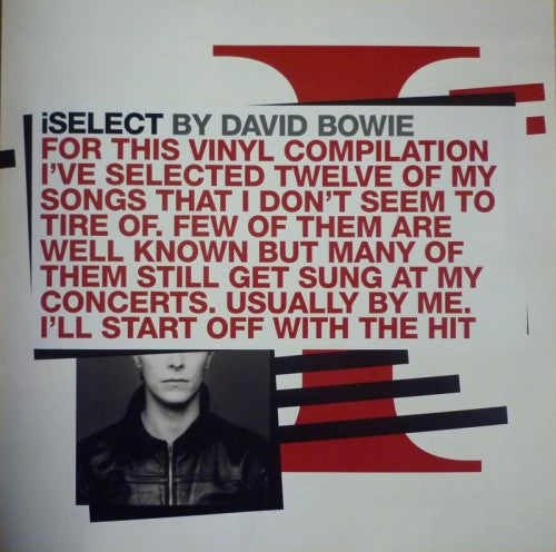 David Bowie : iSelect (LP, Comp, Ltd, RE, Red)