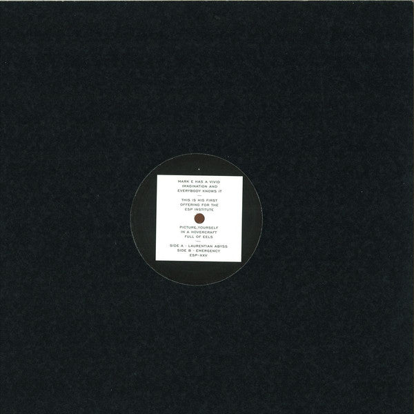 Mark E : Emergency (12")