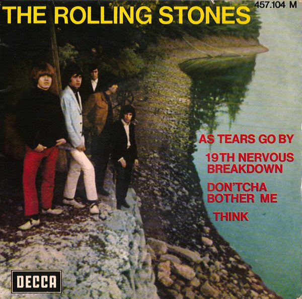 The Rolling Stones : As Tears Go By (7", EP, RE)