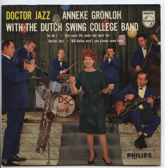 Anneke Grönloh With The Dutch Swing College Band : Doctor Jazz (7", EP)