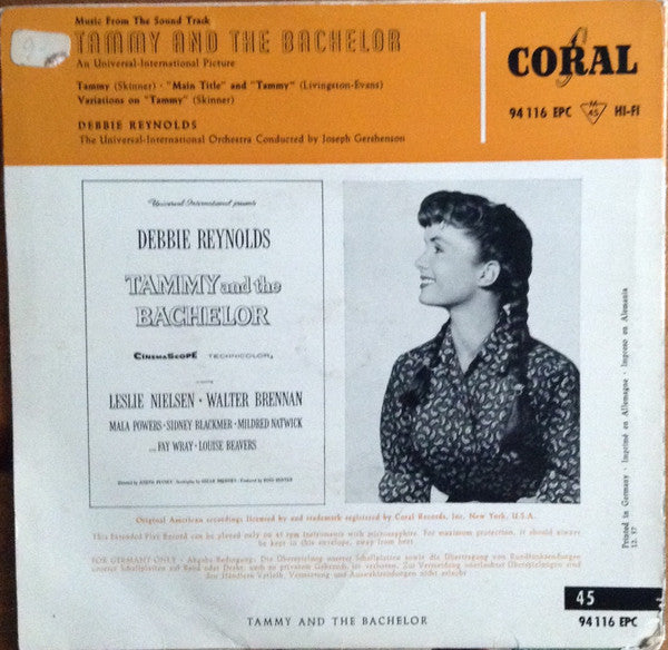 Debbie Reynolds : Tammy And The Bachelor (7", EP)