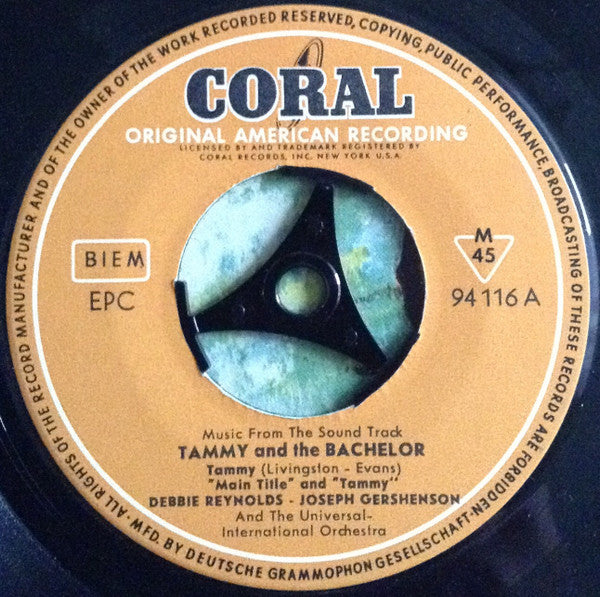 Debbie Reynolds : Tammy And The Bachelor (7", EP)