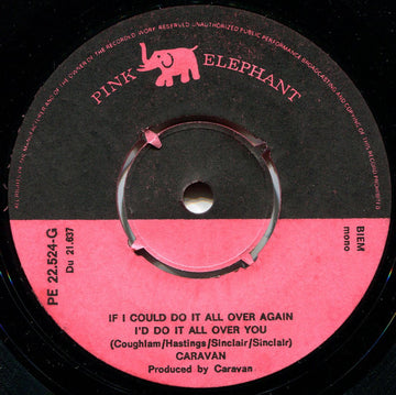 Caravan : If I Could Do It All Over Again I'd Do It All Over You / Hello Hello (7", Single, Mono)