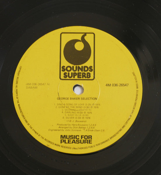 George Baker Selection : Original George Baker Selection (LP, Comp)