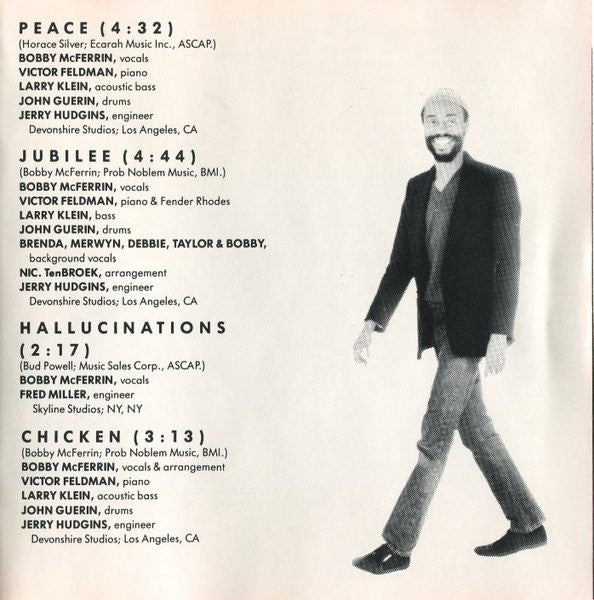 Bobby McFerrin : Bobby McFerrin (CD, Album, RE)