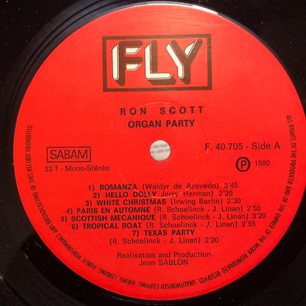 Ron Scott : Organ Party (LP, Album)