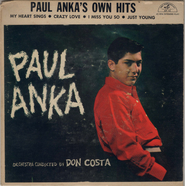 Paul Anka : Paul Anka's Own Hits (7", EP)