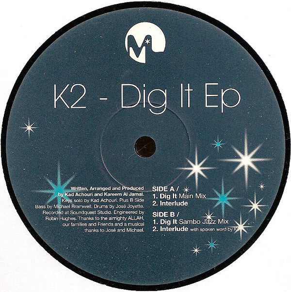 K2 (10) : Dig It EP (12", EP)