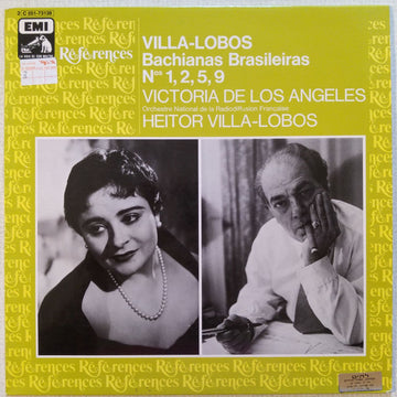 Heitor Villa-Lobos, Victoria De Los Angeles, Orchestre National De France : Bachianas Brasileiras Nos. 1, 2, 5 & 9 (LP, Mono, RE)