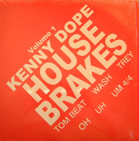 Kenny "Dope" Gonzalez : House Brakes Vol. 1 (12")