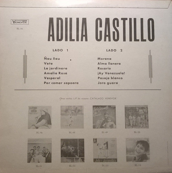 Adilia Castillo : Gran Festival Del Folklore Venezolano (LP)