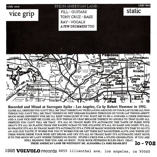 Fresh American Lamb : Saddle Up Young Teenagers! (7")