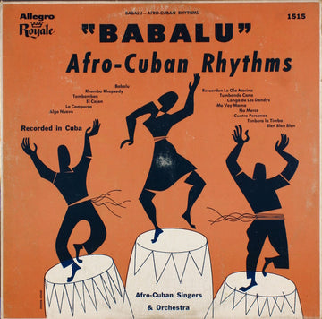 Afro-Cuban Singers & Orchestra : "Babalu" Afro-Cuban Rhythms (LP, Album, Mono)