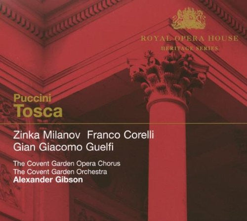 Giacomo Puccini : Zinka Milanov, Franco Corelli, Giangiacomo Guelfi, Chorus Of The Royal Opera House, Covent Garden, Orchestra Of The Royal Opera House, Covent Garden, Alexander Gibson : Tosca (2xCD, Album, Mono)