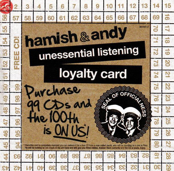 Hamish & Andy : Unessential Listening (2xCD, Album, Comp)