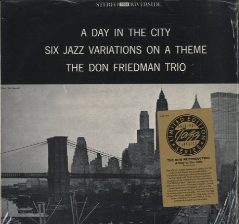 Don Friedman Trio : A Day In The City : Six Variations On A Theme (LP, Album, RE, RM)