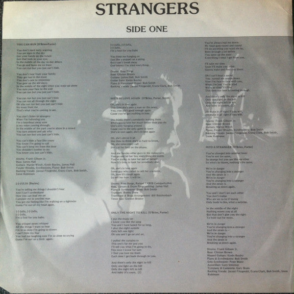 Dennis O'Brien : Strangers (LP, Album)
