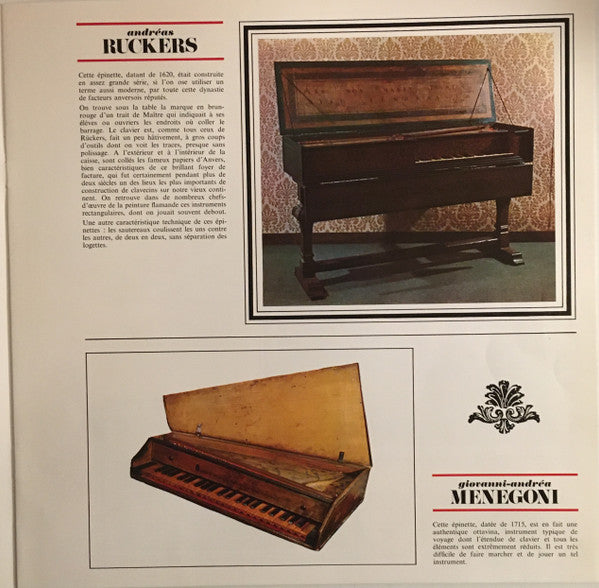 Robert Veyron-Lacroix, Laurence Boulay : Le Clavecin Et Son Histoire - Des Origines A Nos Jours (LP)