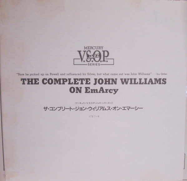 John Williams (5) : The Complete John Williams On EmArcy (2xLP, Comp, Mono)