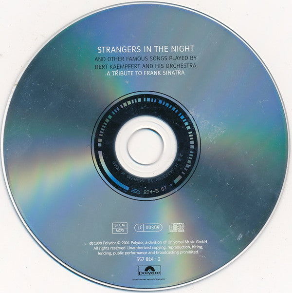 Bert Kaempfert : Strangers In The Night And Other Famous Songs (A Tribute To Frank Sinatra) (CD, Comp)