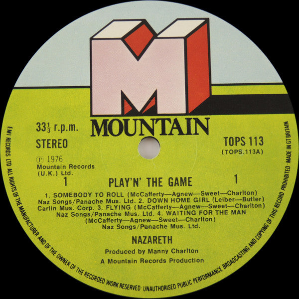 Nazareth (2) : Play'n' The Game (LP, Album)