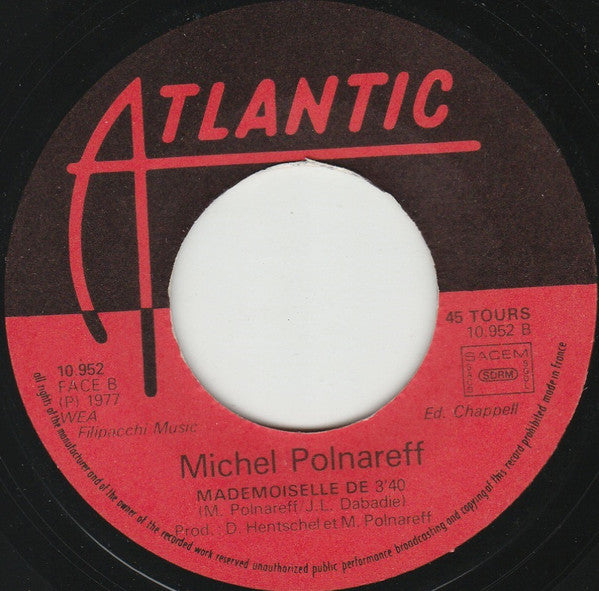 Michel Polnareff : Lettre À France (7", Single)