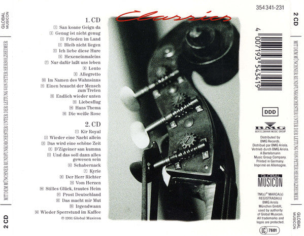 Konstantin Wecker : Classics (2xCD, Album)