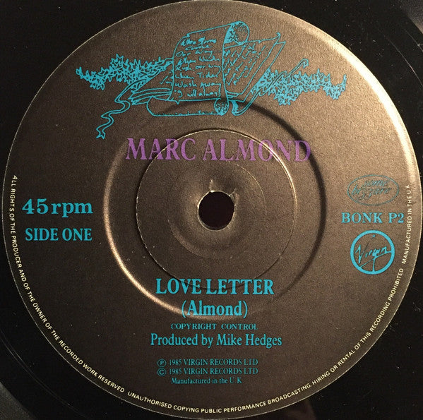 Marc Almond : Love Letter (7", Single, Ltd, Pos)
