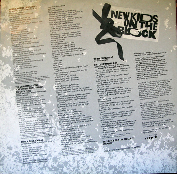 New Kids On The Block : Merry, Merry Christmas (LP, Album)