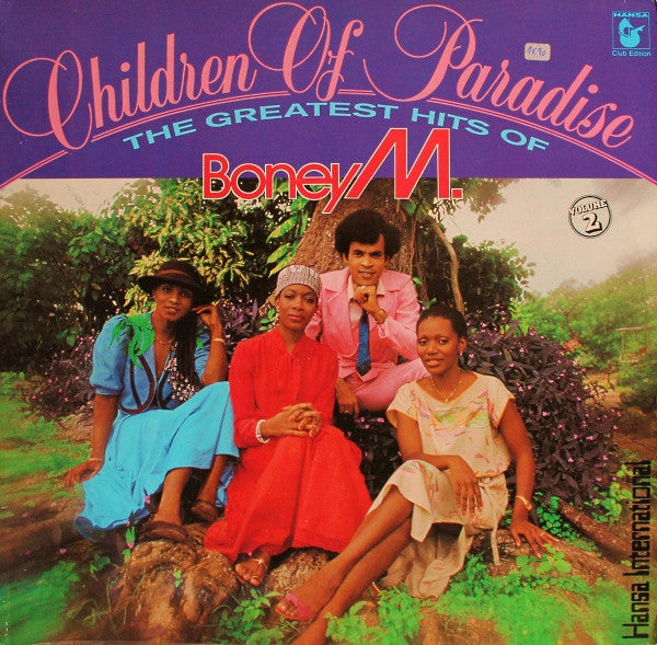 Boney M. : Children Of Paradise - The Greatest Hits Of - Volume 2 (LP, Comp, Club)