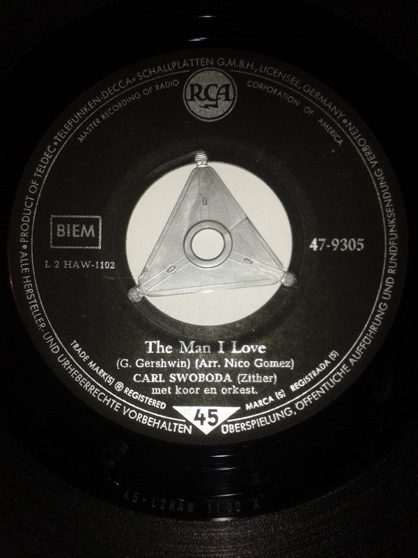 Carl Swoboda : The Man I Love / Sail Along Silv'ry Moon (7", Single)