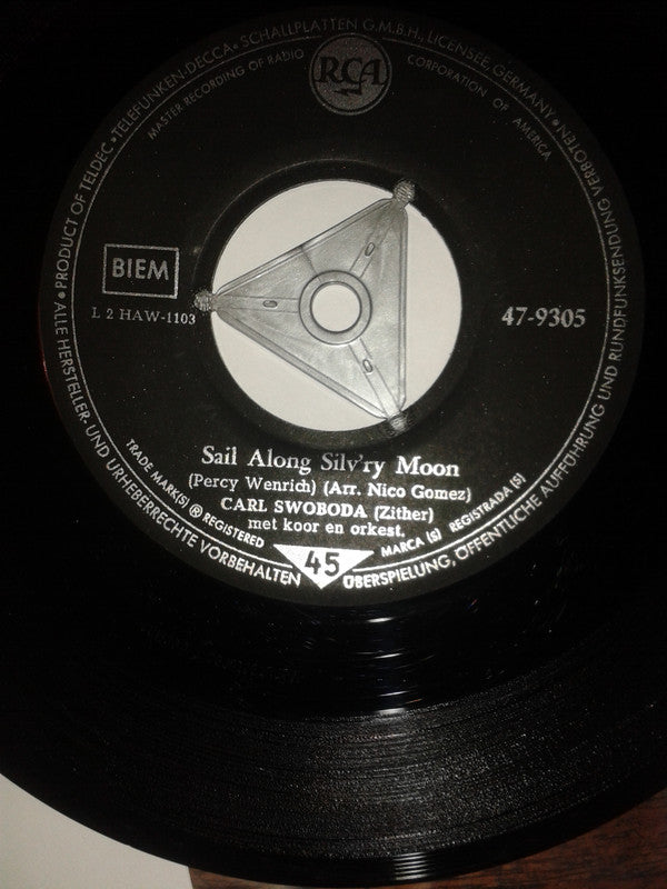 Carl Swoboda : The Man I Love / Sail Along Silv'ry Moon (7", Single)