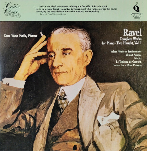 Maurice Ravel - Kun Woo Paik : Complete Works For Piano (Two Hands), Vol. I (2xLP, RE, RM)