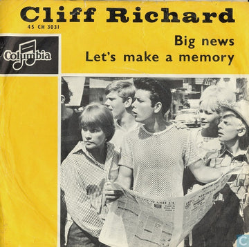 Cliff Richard & The Shadows : Big News (7", Single, Mono)